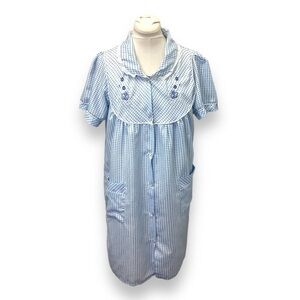 slim fit dress slacks Gingham Snap-Front Housecoat XL